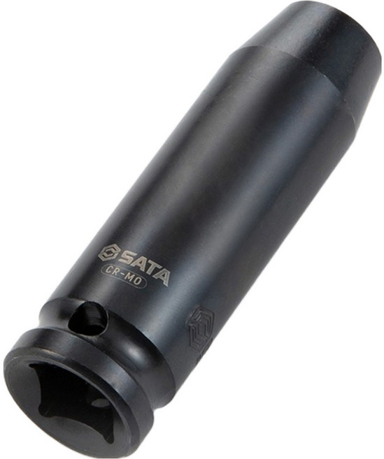 사타 1/2 육각 임팩 롱 소켓 17mm 34410, 1개