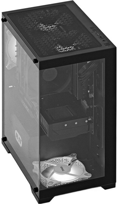 이그닉 RIT 2025 리트 미들타워 9956 라이젠9 라이젠 9000 시리즈 지포스 RTX 5060, 블랙, 64GB, 1TB, WIN11 Home, RT-MTP00038