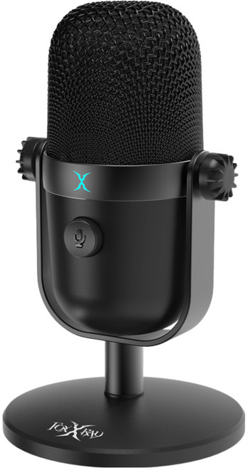 FOXXRAY 狐鐳 米諾斯單指向電競麥克風, SUM-13, 黑色