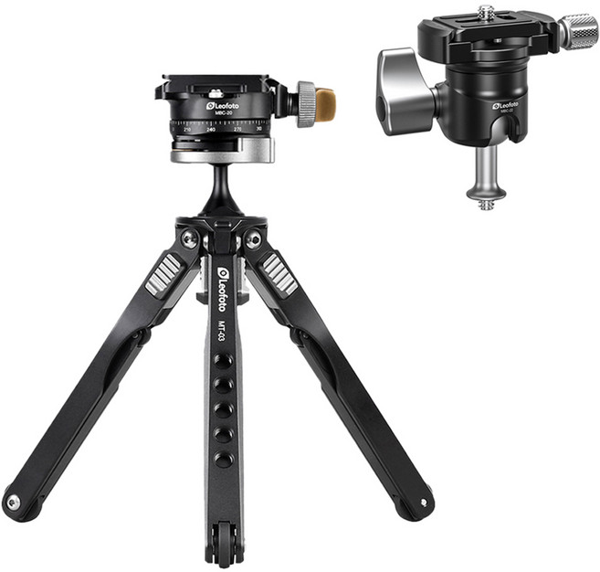 레오포토 미니삼각대 볼헤드 홀더 키트 세트, 1세트, MBC-22, MT-03, MBC-20