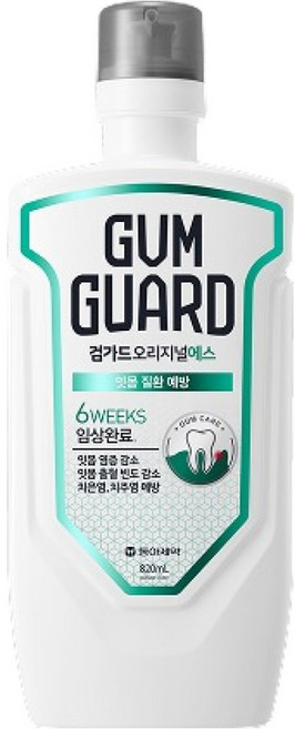 검가드 동아제약 오리지널 에스 가그린, 820ml, 1개