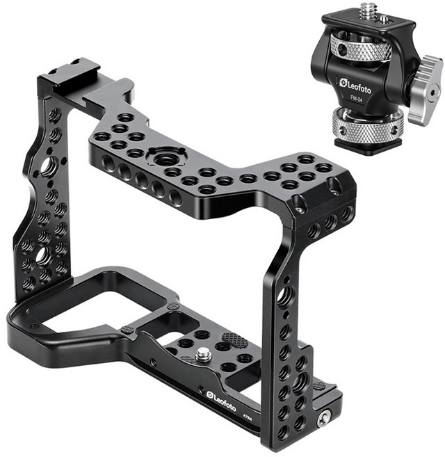 레오포토 소니 A7R4 카메라 케이지 + 모니터 홀더 세트, 1세트, 케이지(CAGE-A7R4), 모니터 홀더(FM-04)