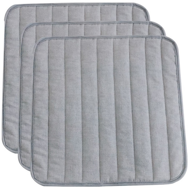 까사베르데 코빈 누빔 면 논슬립 방석 3p