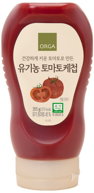 올가홀푸드 유기농 토마토 케첩, 355g, 1개