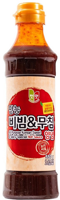 첫맛 만능 비빔 무침 양념, 550g, 1개