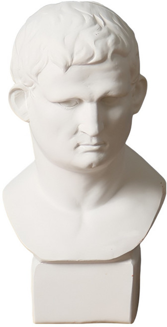 로시테라 데생 미니 석고상 인테리어 소품 카페 화이트 아그리바