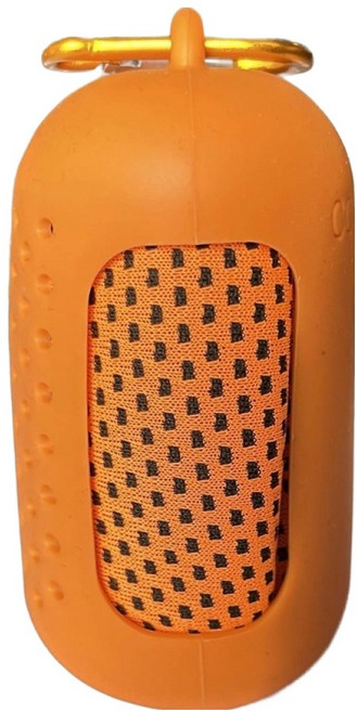 위시잇 휴대용 미니 스포츠 아이스타올 30x90cm, 오렌지, 1개