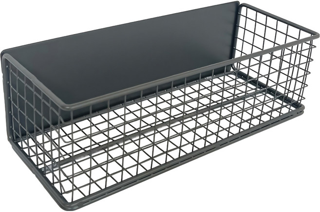 현관문 냉장고 자석수납선반, 그레이, 1개