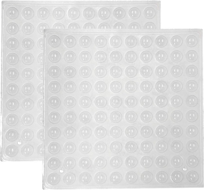 모나코올리브 충격흡수 방진 투명 실리콘 패드 범퍼 소형 100p, 반투명, 2개