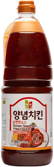 청우식품 양념치킨 순한맛 소스, 2.1kg, 1개