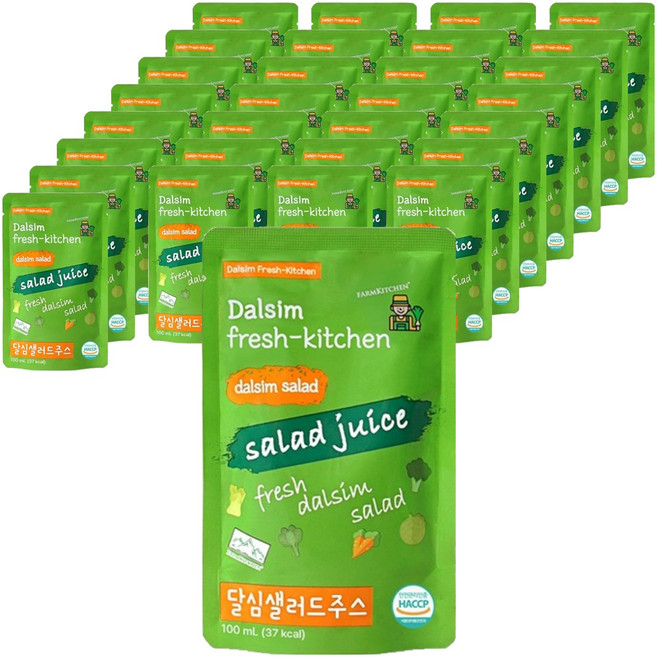 달심 샐러드 주스, 30개, 100ml