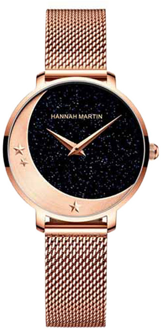 HANNAH MARTIN 漢娜馬汀 時尚浪漫星月空女錶 HM-1334F