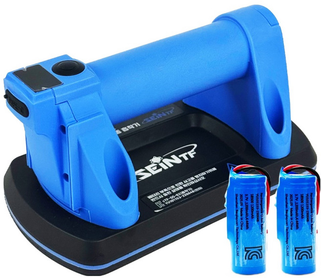 세인티에프 전동 유리흡착기 STF100+전용 배터리 2p, 1개