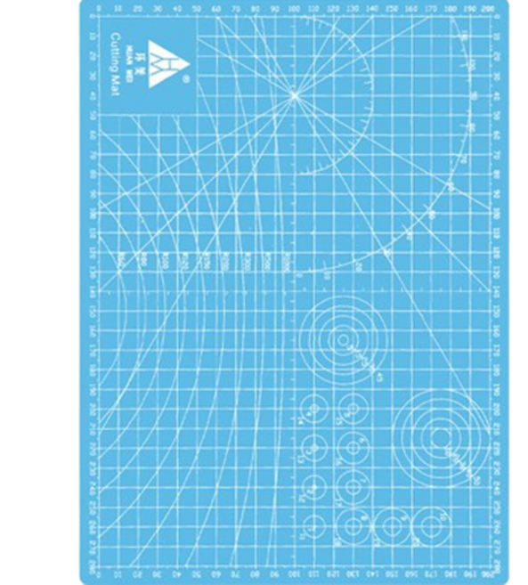 소담몰 두꺼운 커팅매트, 라이트블루