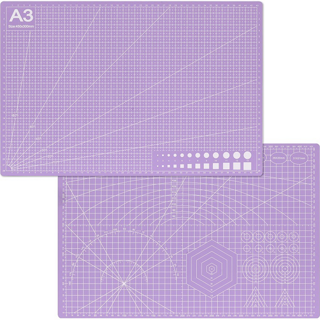 소담몰 튼튼한 커팅매트, 퍼플