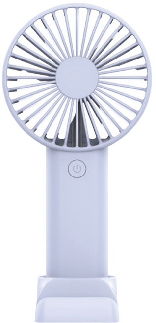 뉴클 휴대용 탁상용 무선 미니 손선풍기, NCFA-2K-10-FH, 퍼플