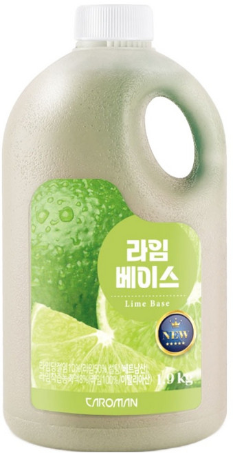 까로망 라임 베이스 농축액, 1개, 1.9kg