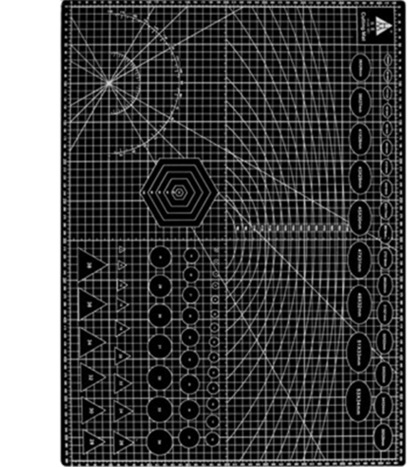 소담몰 두꺼운 커팅매트, 블랙