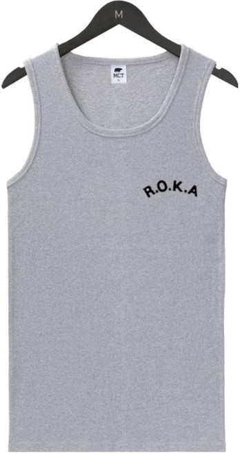 MCT 男女通用 運動 健身 ROKA 背心, 麻灰色