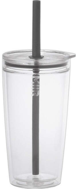 MiiR 에브리웨어 스트로우 텀블러, 클리어, 473ml, 1개