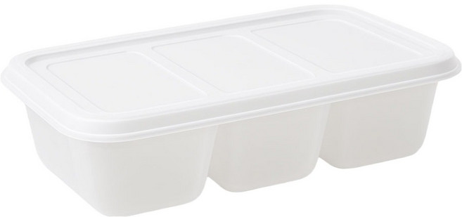 스완 3칸 반찬 소스용기 반투명, 1개, 100개입