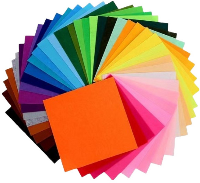 포즈샤인 미니 칼라 부직포 펠트지 DIY 만들기 공예 재료 40종, 혼합색상, 2세트