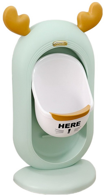 바브레 남아용 애니멀 소변기, 민트