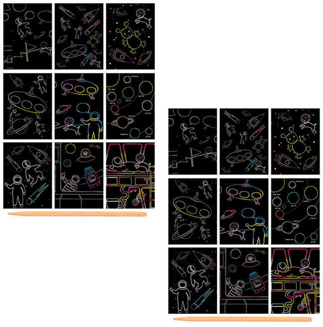 allode 創作刮畫, 19行星, 2套