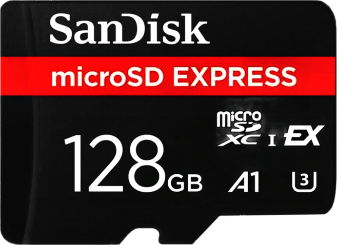 SanDisk 晟碟 microSD Express A1U3記憶卡, 128GB, 1個