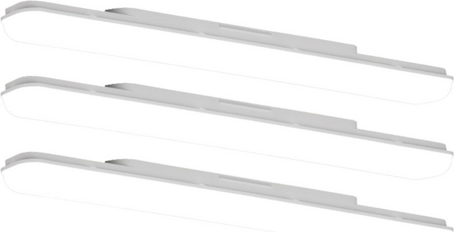 코콤 원하 천장 플리커프리 코콤 LED 뉴 주광색 일자등기구2 30W 3p, 화이트