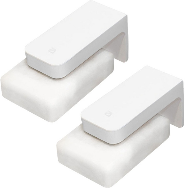 아루아 모던 자석 비누홀더, 화이트, 2개