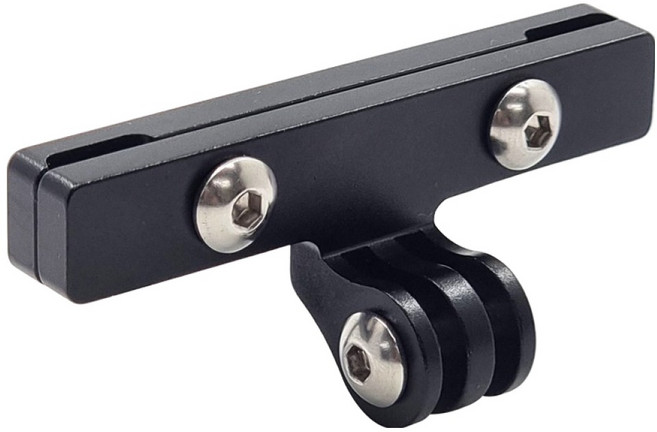 트레벨로 고프로 호환 안장레일 블랙박스 거치대 자전거 마운트 TSM-R1, 블랙, 1개