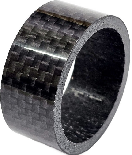 카본 스페이서 링 자전거 헤드업 카본스페이서 28.6 x 15mm, 유광 블랙, 1개