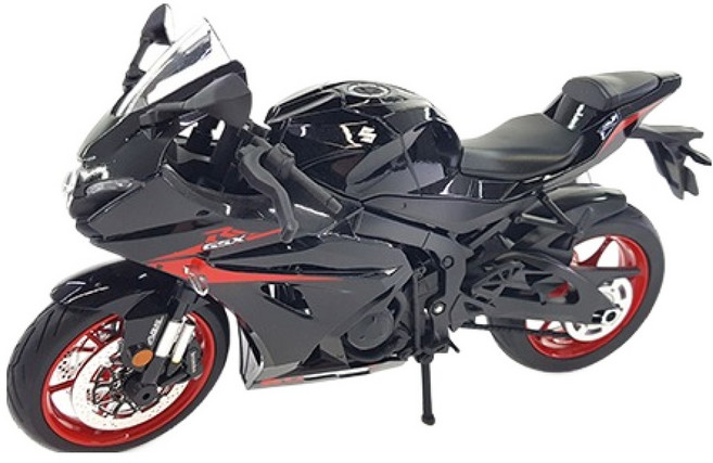 Replica MX MODEL 1：9 鈴木 隼 摩托車模型 MXT116367BK, 黑色, 1個