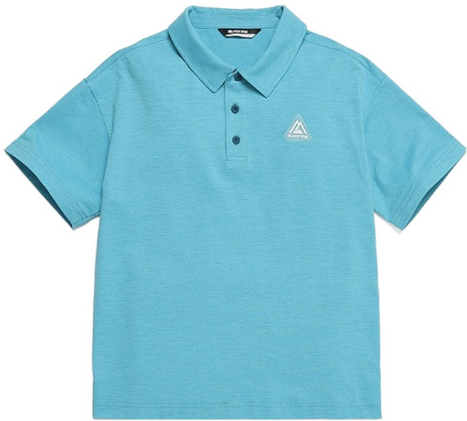 블랙야크키즈 아동용 냉감 통기성 BK 리버 OV 폴로 티셔츠 1BKTSM2923