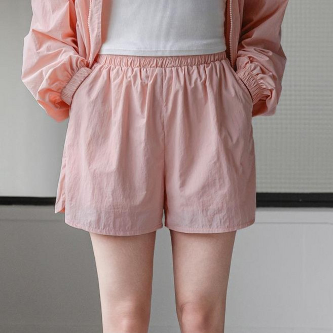 시크폭스 여성용 코스에그 나일론 밴딩 숏팬츠 52PT113