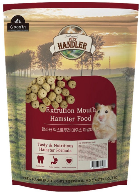 펫츠핸들러 햄스터 익스트루젼 마우스 이갈이 사료 300g, 1개