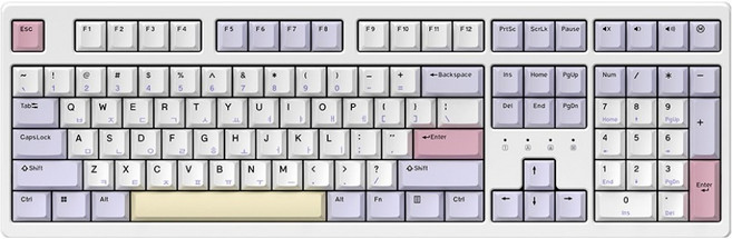 한성컴퓨터 염료승화 8K 4K 가스켓 유무선 기계식 키보드 MOON LIGHT 35g, PURPLE HEART, TFG Cloud Max CF, 제조사축