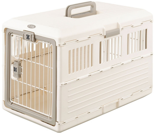아이리스 반려동물 접이식 캐리어 FC-670, 아이보리, 1개