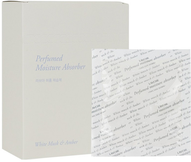 라브아 화이트머스크 앤 앰버 퍼퓸 제습제 본품 12p, 360g, 1개