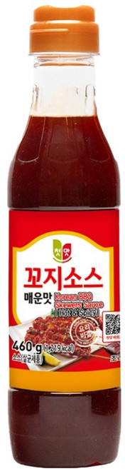 첫맛 꼬지소스 매운맛, 460g, 1개