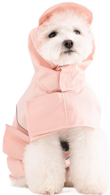LIBERO 반려동물 로스 레인판초, 핑크, 1개
