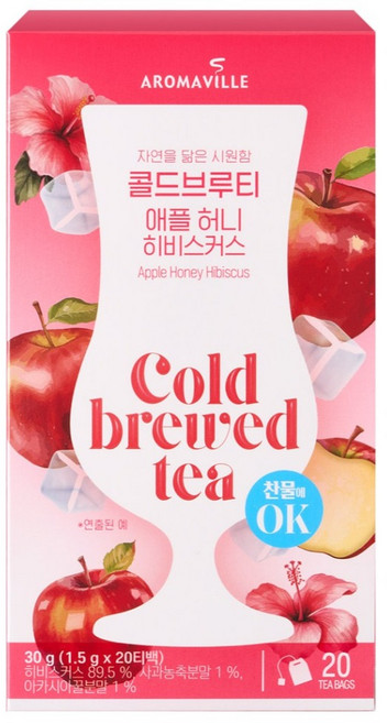 아로마빌 애플허니 히비스커스, 1.5g, 1개, 20개입