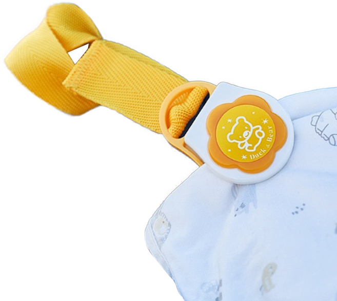 다용도 이불 고정 블랭킷 클립 유모차 집게, 옐로우, 4개