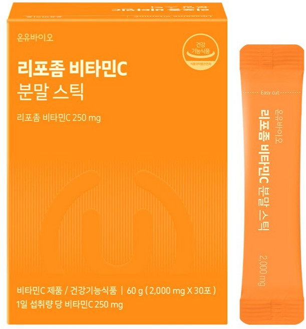 온유바이오 리포좀 비타민C 분말스틱, 60g, 1개