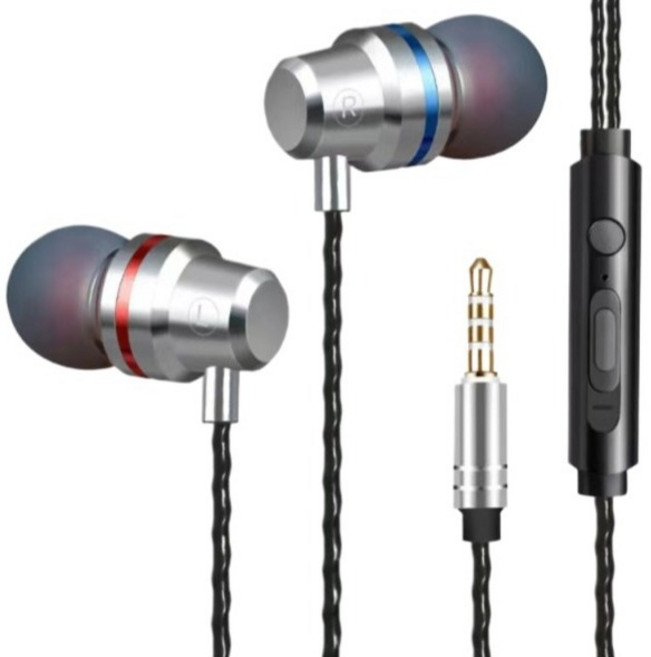 KODACHIEF 고급 유선 이어폰 3.5mm 실버