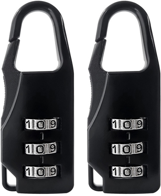 베이루 다용도 미니 다이얼 자물쇠, 2개