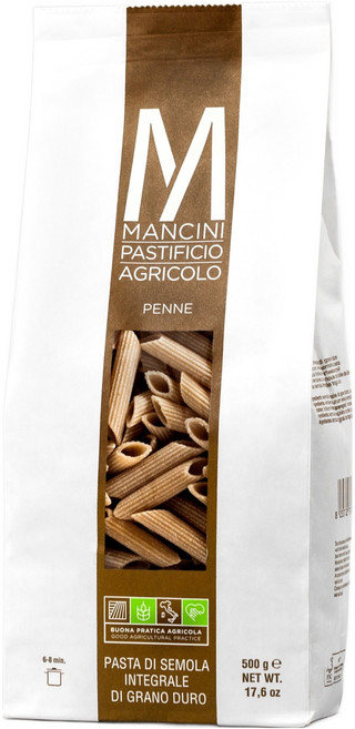 만치니 Rigate Integrali 통밀 펜네, 1개, 500g