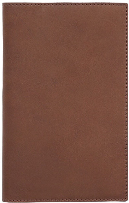 문구담 가죽 회사 업무용 만년 다이어리, 브라운 체크무늬, 1개