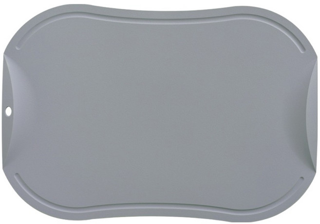 도블레 국산 칼집나지 않는 항균도마, 소프트 그레이, 1개